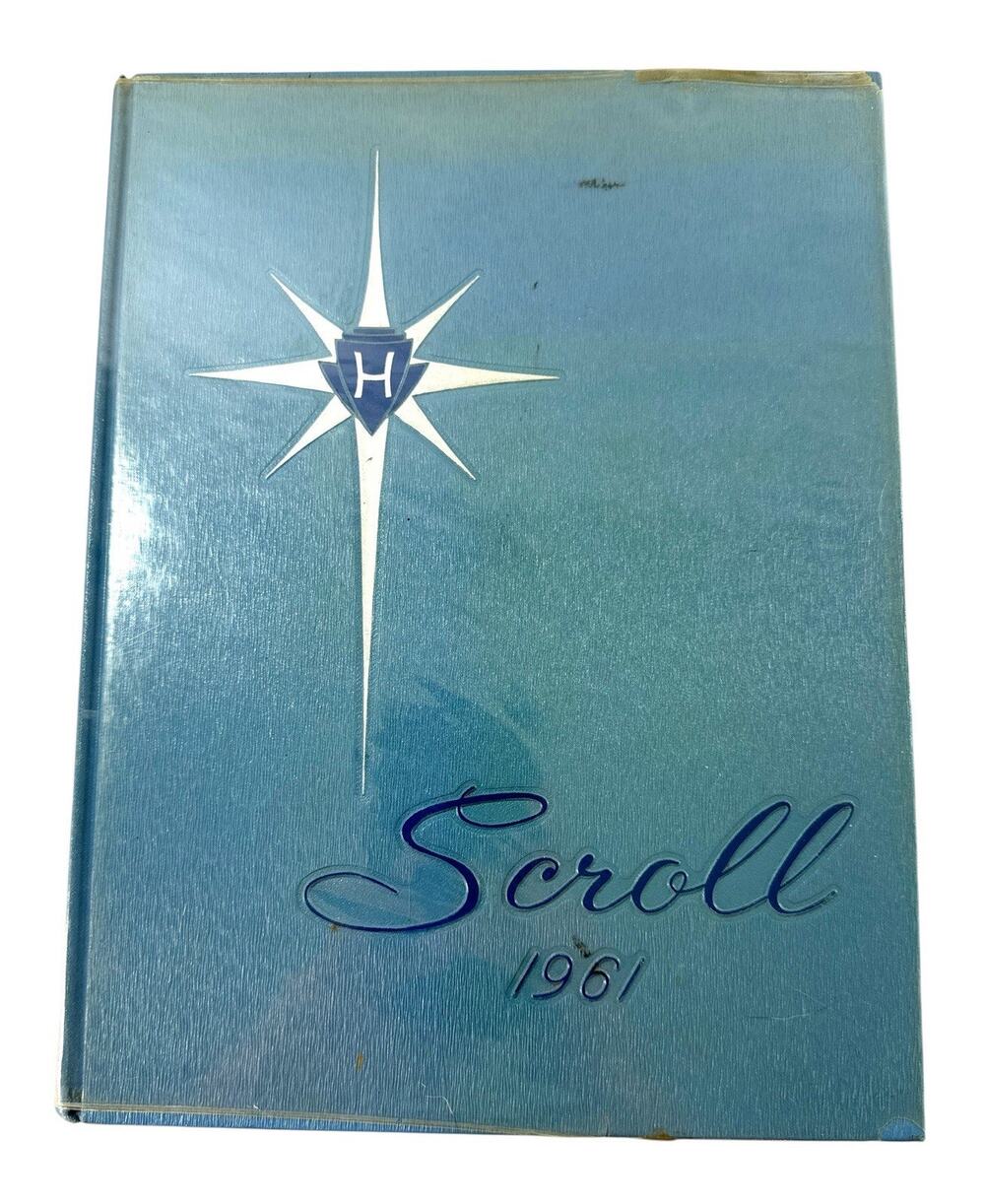 1961 The Scroll Herbert Hoover High School Glendale CA Yearbook Signed